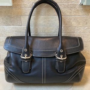 Coach leather handbag